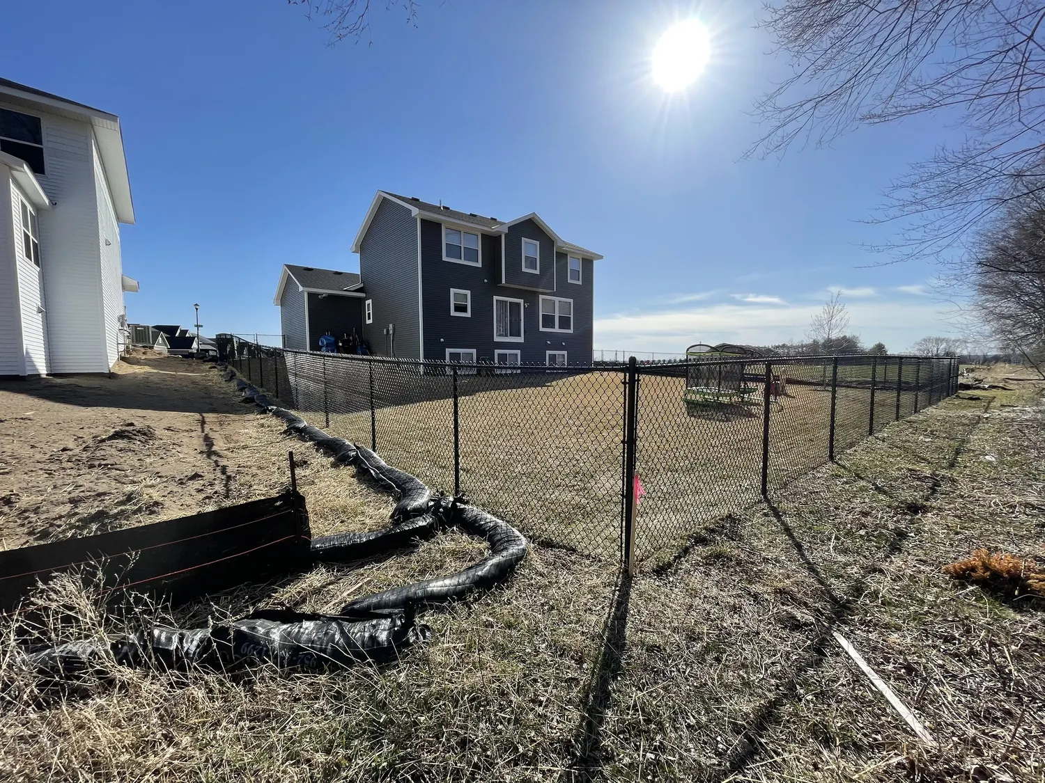 chain link fence project in the Twin Cities